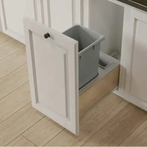 PLANERO Bottom Mount Sliding Waste Bin Set Platinum PLANERO Bottom Mount Sliding Waste Bin Set Platinum