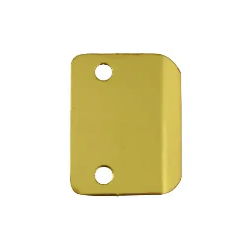 Don-Jo ST 214 RC 18 Gauge Steel Replacement Strike with Radius Corner Polished Brass Don-Jo ST 214 RC 18 Gauge Steel Replacement Strike with Radius Corner Polished Brass