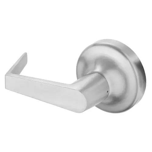 AU448F-689 Augusta Rose Exit Trim Passage - Satin Aluminum AU448F-689 Augusta Rose Exit Trim Passage - Satin Aluminum