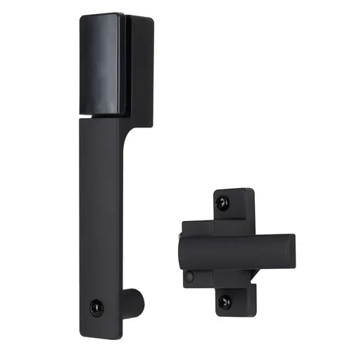 Alto Contemporary Push Button Latch, Matte Black Alto Contemporary Push Button Latch, Matte Black