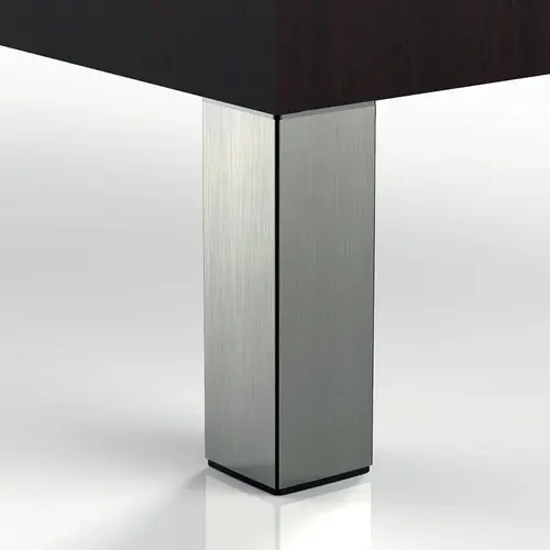 SQUARE FURNITURE LEGS (Set of 4) 2 x 2" (51 x 51mm) Brushed Steel - pack of 4 SQUARE FURNITURE LEGS (Set of 4) 2 x 2" (51 x 51mm) Brushed Steel - pack of 4