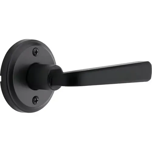 Trafford Lever with Traditional Rectangle Rose Half Dummy Matte Black Finish Trafford Lever with Traditional Rectangle Rose Half Dummy Matte Black Finish