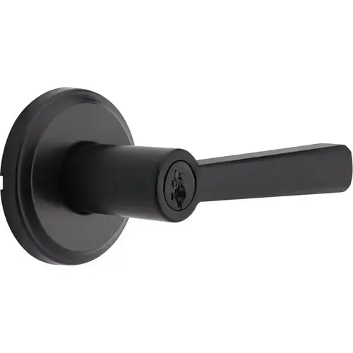 Trafford Lever with Traditional Rectangle Rose Entry Door Lock SmartKey with 6AL Latch and RCS Strike Matte Black Finish Trafford Lever with Traditional Rectangle Rose Entry Door Lock SmartKey with 6AL Latch and RCS Strike Matte Black Finish