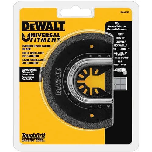 Oscillating Carbide Grout Removal Blade, Universal Fit Oscillating Carbide Grout Removal Blade, Universal Fit
