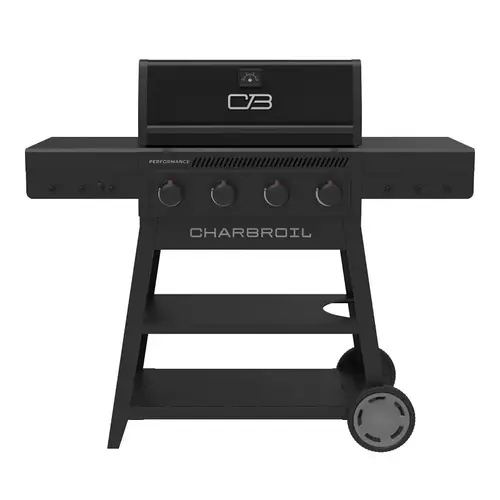 Char-Broil FlavorMax Performance Series Cart Gas Grill Blackout, 30,000 Btu , Liquid Propane, 4 -Burner Char-Broil FlavorMax Performance Series Cart Gas Grill Blackout, 30,000 Btu , Liquid Propane, 4 -Burner