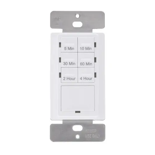 NSI In Wall Countdown Timer, Digital Time Switch, 5 min, 10 min, 30 min, 60 min, 2 hr, 4 hr Time Setting NSI In Wall Countdown Timer, Digital Time Switch, 5 min, 10 min, 30 min, 60 min, 2 hr, 4 hr Time Setting