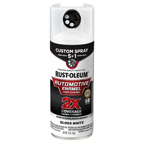 AUTO ENML SPRAY GLOSS WHT 12OZ AUTO ENML SPRAY GLOSS WHT 12OZ