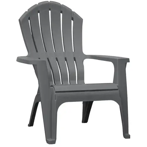 Adams RealComfort Adirondack Chair, 30 in W, 34 in D, 37-1/2 in H, Polypropylene Seat, Polypropylene Frame Adams RealComfort Adirondack Chair, 30 in W, 34 in D, 37-1/2 in H, Polypropylene Seat, Polypropylene Frame