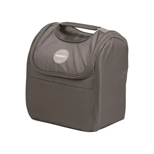 Igloo Gripper 9 Series Collapsible Cooler, 9 Cans Capacity, Polyester, Meteorite/Midnight Blue/Robust Red Igloo Gripper 9 Series Collapsible Cooler, 9 Cans Capacity, Polyester, Meteorite/Midnight Blue/Robust Red