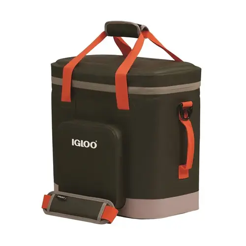 Igloo Trailmate 36 Series Backpack Cooler, 36 Cans Capacity, EVA/Polyester, Deep Oil Green/Safety Orange/Sandstone Igloo Trailmate 36 Series Backpack Cooler, 36 Cans Capacity, EVA/Polyester, Deep Oil Green/Safety Orange/Sandstone