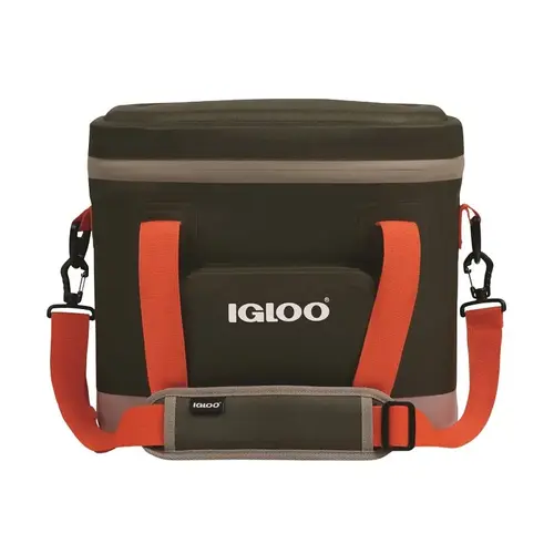 Igloo Trailmate 18 Series Backpack Cooler, 18 Cans Capacity, EVA/Polyester, Deep Oil Green/Safety Orange/Sandstone Igloo Trailmate 18 Series Backpack Cooler, 18 Cans Capacity, EVA/Polyester, Deep Oil Green/Safety Orange/Sandstone
