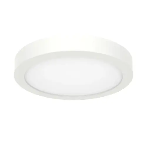ETI Pivot Series Flush Ceiling Light, 120 V, 22 W, LED Lamp, 1800 Lumens, 3000, 4000, 5000 K Color Temp ETI Pivot Series Flush Ceiling Light, 120 V, 22 W, LED Lamp, 1800 Lumens, 3000, 4000, 5000 K Color Temp