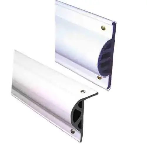 3 1/8" X 2" P-Shape, Straight Length White 3 1/8" X 2" P-Shape, Straight Length White