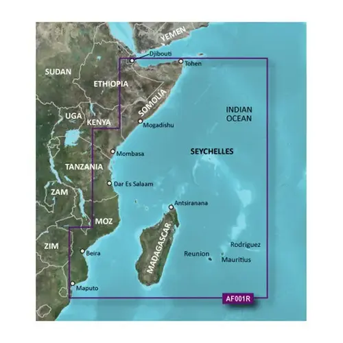 HXAF001 Eastern Africa BlueChart g3 microSD/SD Card HXAF001 Eastern Africa BlueChart g3 microSD/SD Card