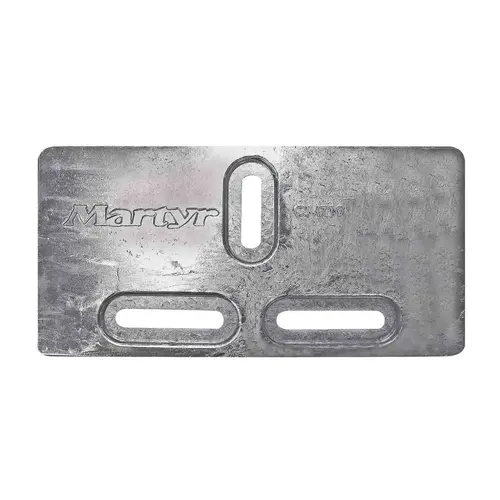 Zinc Hull Naode - 12 1/4" x 6" x 9/16" thickness (B) Zinc Hull Naode - 12 1/4" x 6" x 9/16" thickness (B)