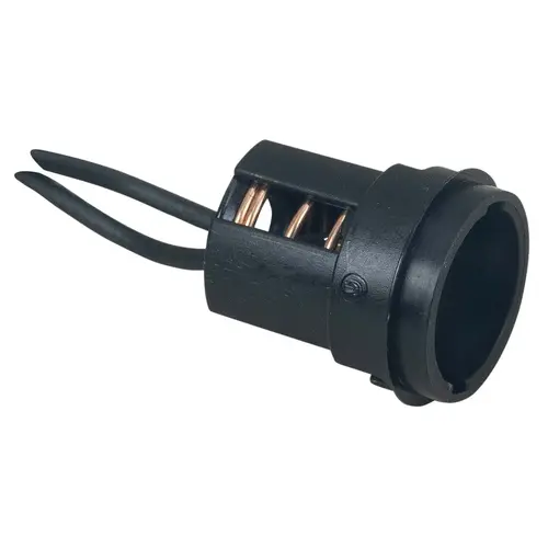 PERKO Double Contact Bayonet Socket - Black Polymer Body PERKO Double Contact Bayonet Socket - Black Polymer Body