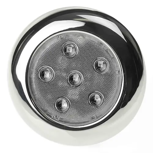 Stainless Steel Surface-Mount 4" LED Light, White Stainless Steel Surface-Mount 4" LED Light, White