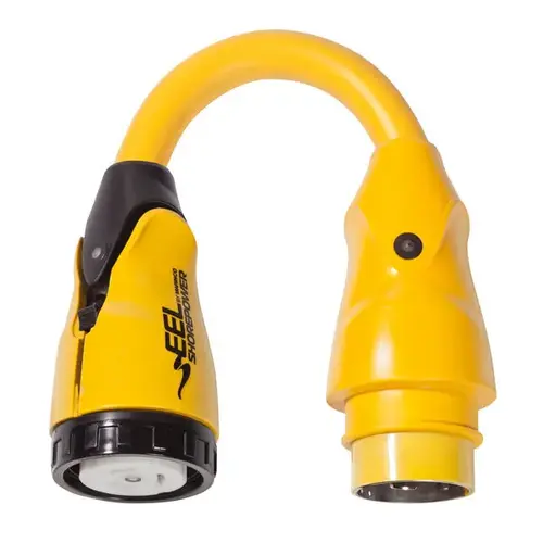 Marinco EEL Shore Power Pigtail Adapter, 50 Amp 125/250V Male to 50 Amp 125V Female Marinco EEL Shore Power Pigtail Adapter, 50 Amp 125/250V Male to 50 Amp 125V Female