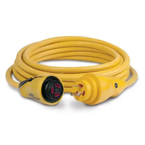 Marinco 25 Foot EEL Shore Power Cord Set, 30 Amp, 125V, Yellow Marinco 25 Foot EEL Shore Power Cord Set, 30 Amp, 125V, Yellow