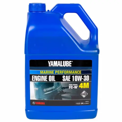 Yamalube 4M 10W-30 4 Stroke Conventional Marine Engine Oil, 1 Gallon Yamalube 4M 10W-30 4 Stroke Conventional Marine Engine Oil, 1 Gallon