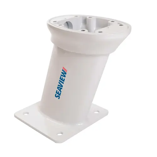 10" Modular Radar Mount, FWD Raked, 7" x 7" Base Plate, Light Bar Compatible. *Top plate required 10" Modular Radar Mount, FWD Raked, 7" x 7" Base Plate, Light Bar Compatible. *Top plate required