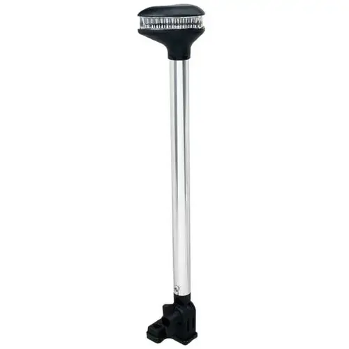 Stealth Series Fold Down LED All-Round Navigation Light White with Aluminum Pole Stealth Series Fold Down LED All-Round Navigation Light White with Aluminum Pole