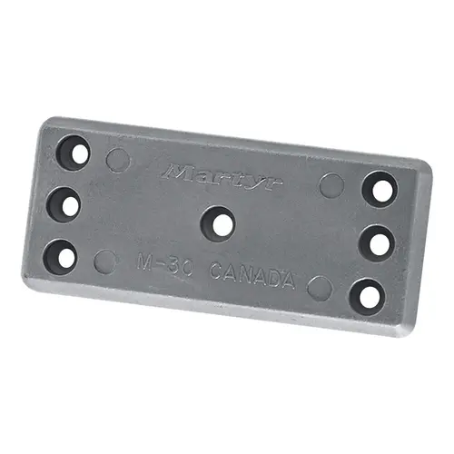 Zinc Hull Anode - 6 1/4"L x 2 3/4"W x 5/8" thickness (B) Zinc Hull Anode - 6 1/4"L x 2 3/4"W x 5/8" thickness (B)