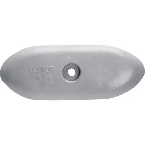 Aluminum Hull Anode, 9 1/4"L x 3 3/8"W x 3/4" thickness (B) Aluminum Hull Anode, 9 1/4"L x 3 3/8"W x 3/4" thickness (B)