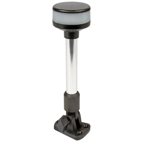 Base Mount Fold-Down LED All-Round Navigation Pole Light 24", 2 Nautical Miles Visibility Clear Base Mount Fold-Down LED All-Round Navigation Pole Light 24", 2 Nautical Miles Visibility Clear