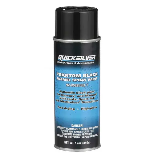 802878Q1 Phantom Black, Gloss Enamel Spray Paint 802878Q1 Phantom Black, Gloss Enamel Spray Paint