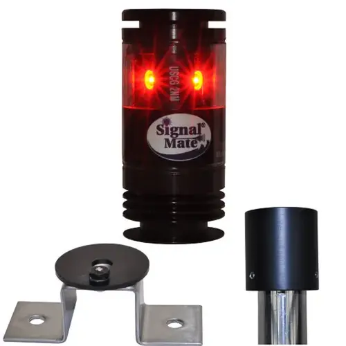 Pedestal Mount Red LED All-Round Navigation Light Pedestal Mount Red LED All-Round Navigation Light