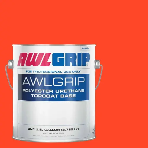 Linear Polyurethane High Gloss Topcoat, International Orange, Quart Linear Polyurethane High Gloss Topcoat, International Orange, Quart