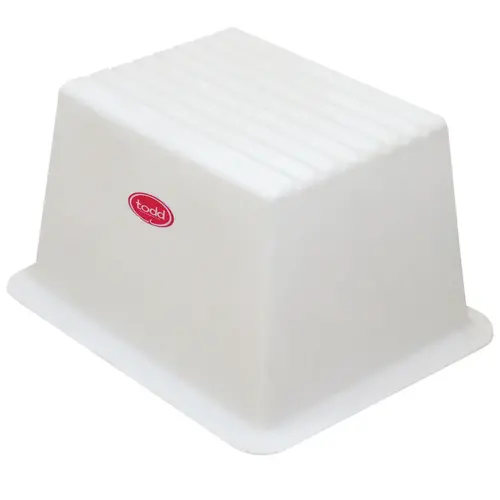 Single Nesting Dock Step White Single Nesting Dock Step White