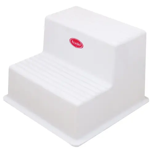 Double Nesting Dock Step White Double Nesting Dock Step White