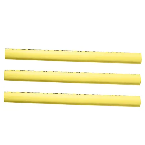 Heat Shrink Tubing 1" x 6", Yellow, 3-Pack Heat Shrink Tubing 1" x 6", Yellow, 3-Pack