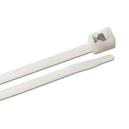 14" White Self-Cutting Cable Ties, 500-Pack 14" White Self-Cutting Cable Ties, 500-Pack