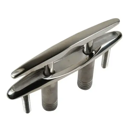 4 1/2" Stainless Steel Bluewater Pull-Up Cleat Silver 4 1/2" Stainless Steel Bluewater Pull-Up Cleat Silver