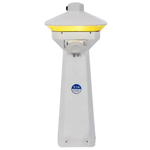31" Hatteras Power Pedestal, (1) 20 Amp 125V GFCI Protected Dual Receptacle 31" Hatteras Power Pedestal, (1) 20 Amp 125V GFCI Protected Dual Receptacle