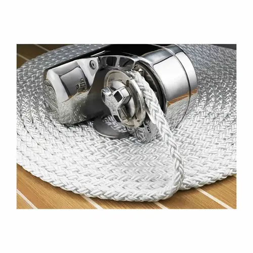 9/16" 8-Plait Braided Nylon Rope White 9/16" 8-Plait Braided Nylon Rope White