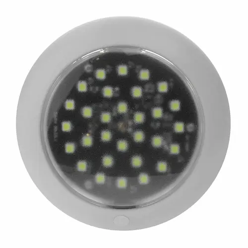 5 1/2" Waterproof LED Dome Light, Red/White 5 1/2" Waterproof LED Dome Light, Red/White