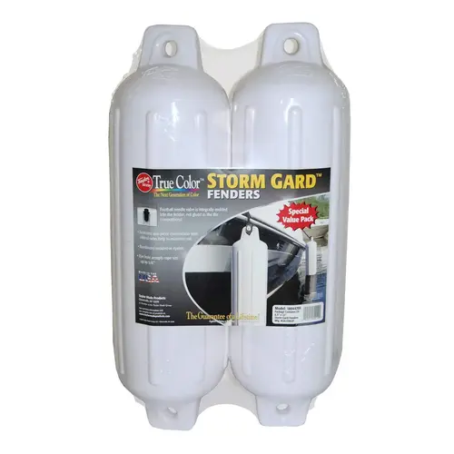6 1/2" X 22" Storm Gard Fender 2-Pack, White 6 1/2" X 22" Storm Gard Fender 2-Pack, White