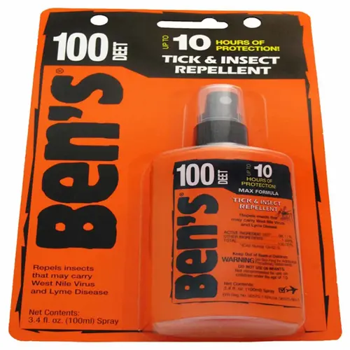 Ben's 100 MAX Tick & Insect Repellent, 3.4 oz. Ben's 100 MAX Tick & Insect Repellent, 3.4 oz.