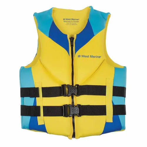 Women's Neo Deluxe Water Sports Life Jacket, X-Large Yellow Women's Neo Deluxe Water Sports Life Jacket, X-Large Yellow