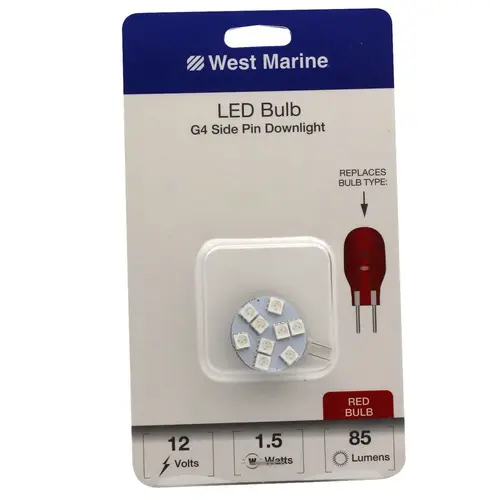 G4 Side Pin Downlight LED Disk, Red G4 Side Pin Downlight LED Disk, Red