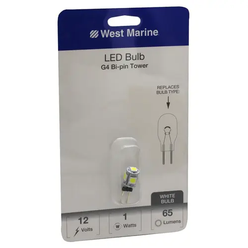 G4 Bi-Pin LED Bulb White G4 Bi-Pin LED Bulb White