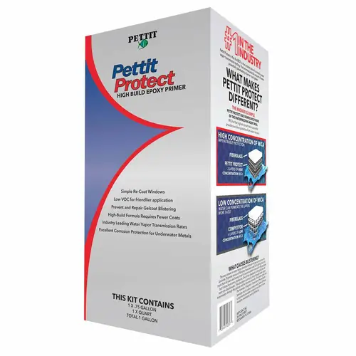 Pettit Protect High Build Epoxy Primer Kit, Gray, Gallon Pettit Protect High Build Epoxy Primer Kit, Gray, Gallon