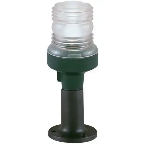 Deck Mount Fresnel All-Round Navigation Light White with Black Housing Deck Mount Fresnel All-Round Navigation Light White with Black Housing
