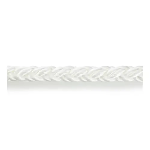 5/8" 8-Plait Nylon Line, White, Sold by Foot 5/8" 8-Plait Nylon Line, White, Sold by Foot