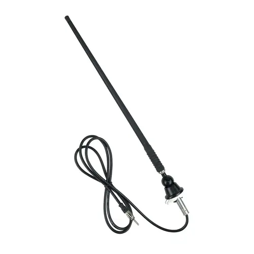 Universal Rubber Mast AM/FM Antenna, Black Universal Rubber Mast AM/FM Antenna, Black