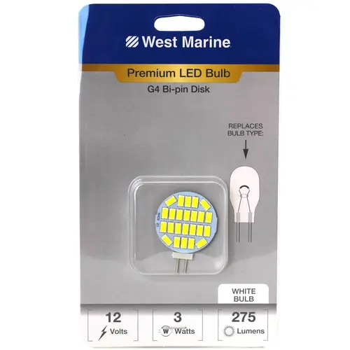 G4 Side Pin Downlight Premium High Output LED Disk Bulb White G4 Side Pin Downlight Premium High Output LED Disk Bulb White